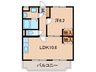 カルム宮の物件間取画像